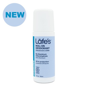 美國 Lafe's organic - 純自然體香劑-無味自然-88ml 滾珠瓶