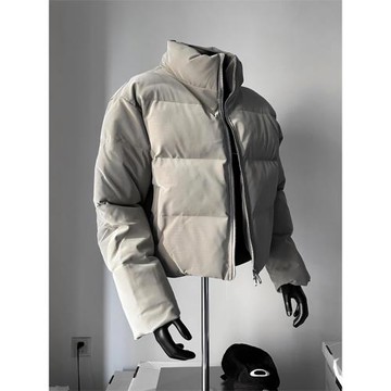 (免運)cleanfit短款晉江棉服男過冬保暖穿搭高級感面包外套美式立領棉衣