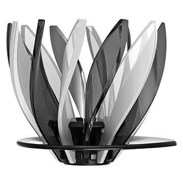 HARIO 好璃奧 睡蓮濾杯 V60 130 x 125 x 108mm 黑白色 200  125ml  1個