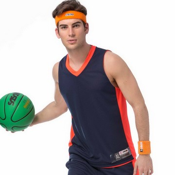 《SASAKI》雙面穿長效性吸排V領籃球背心/886094