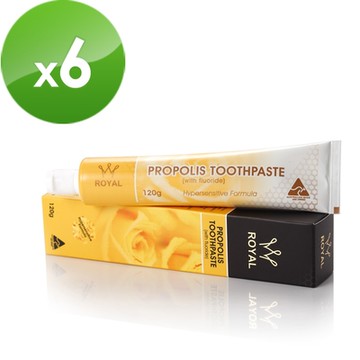 【澳洲Natures Care】皇家蜂膠牙膏( 6入組 120g/條)