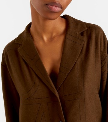 Toteme Logo flannel pajama shirt