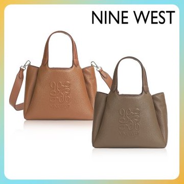 【品牌爆款限量組合】NINE WEST 全新真皮款 經典壓紋托特/斜背包