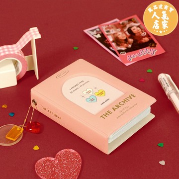 拍立得相册集/相冊本 韓國進口iconic卡通可愛DIY收納冊照片名片小卡冊迷你拍立得相冊