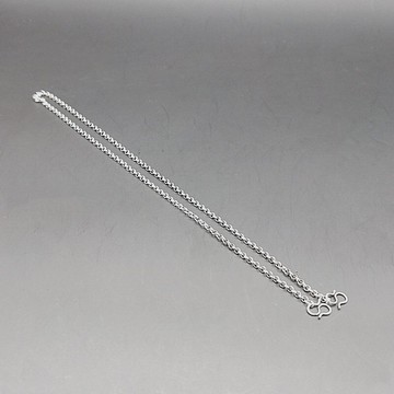 貴州民族風苗銀毛衣鏈 苗族銀飾品鏈子 純手工2mm吊墜鏈工藝品