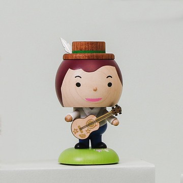 【森林新郎】彈簧擺飾 彈簧搖頭公仔 情人節禮物 | Wooderfullife