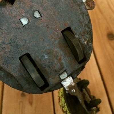 ≫1950'sヴィンテージ*古いブリキ ゼンマイ てんとう虫の親子