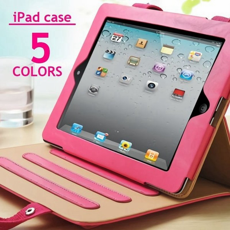 Ipadケース タブレットカバー Ipad Mini Air Pro 持ち手付き バッグ Pu おしゃれ レッド ブラック 通販 Lineポイント最大get Lineショッピング