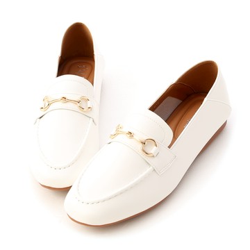 D+AF 學院風範．超軟Q馬銜釦樂福鞋