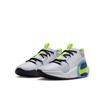 NIKE 籃球鞋 童鞋 中大童 運動鞋 包覆 緩震 AIR ZOOM CROSSOVER 2 SE GS 白 HQ8264-100 (3C5263)