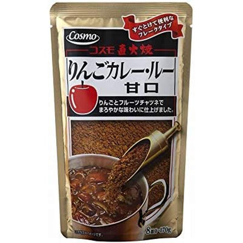 コスモ食品 直火焼りんごカレー甘口 170g まとめ買い(×10)