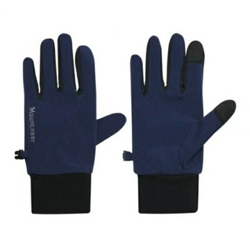 ├登山樂┤台灣MOUNTNEER 山林 防風保暖觸控手套-藍紫 # 12G09-87