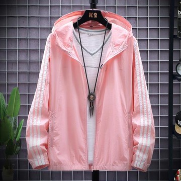 2025新款防嗮服男夏季超薄款韓版百搭皮膚衣休閑寬松帥氣夏天外套