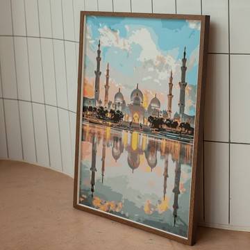 夕陽泰姬 創意數字油畫 【銷售排行榜】