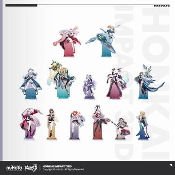 【米哈游/崩壞3】第二部立繪系列亞克力立牌琪亞娜德麗莎 miHoYo
