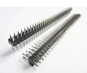雙排直針 間距2.54MM 2*40P 針長11.2MM 雙排針 一包100條=20元