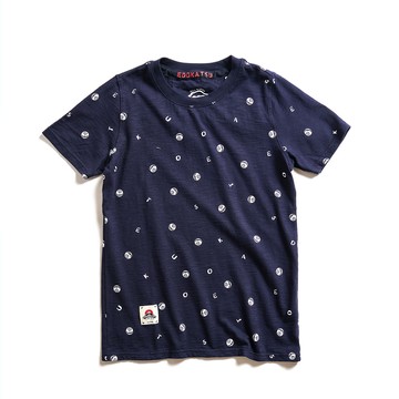 江戶勝｜女裝｜滿版印花短袖T恤