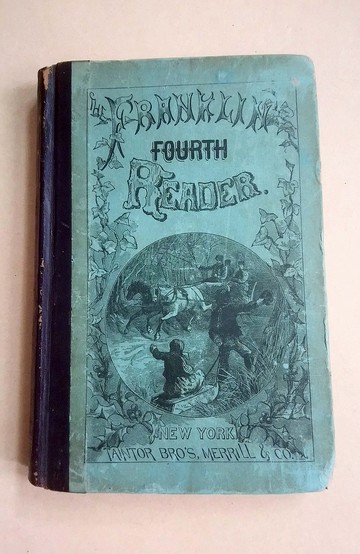 古董書-富蘭克林第四讀本