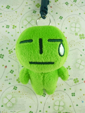 【震撼精品百貨】藍海寶寶 絨毛鎖圈-綠汗 震撼日式精品百貨