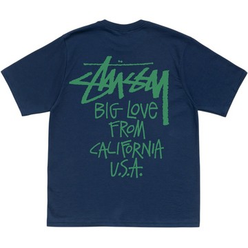 STUSSY 1905218 BIG LOVE TEE 短T (深藍色)