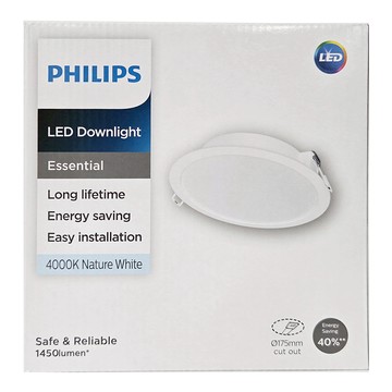 PHILIPS 飛利浦 LED 嵌燈  中性白  1個