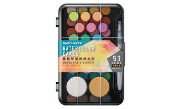 雄獅 WCC-N53 雙層粉餅水彩  (53色)【APP滿額下單10%點數(單一帳號最高5000點)】1/31止