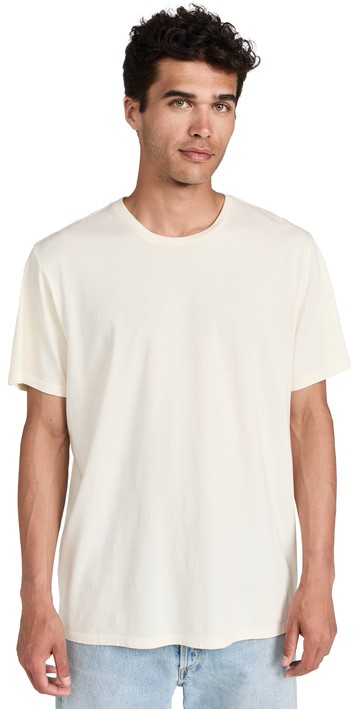 Marine Layer Signature Sea Change Crew Tee Antique White L