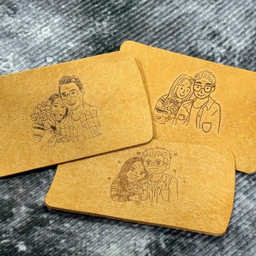 加購服務 - 似顏繪銅模壓印 - 單人/雙人/多人 - 大頭/半身/全身