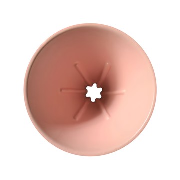 客噐 六短肋濾杯 01款 超高溫燒製 安全耐高溫 手工製作 精緻咖啡器具 六肋構造 加速排氣  Coche-012 若櫻粉  1個  1~2杯