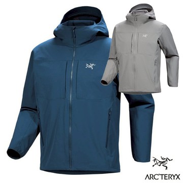 【ARCTERYX 始祖鳥】男 Gamma Hoody 彈性防潑防風透氣保暖軟殼連帽外套.夾克/ X000009905