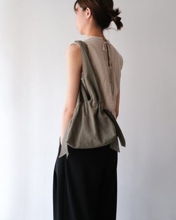 綁帶垂墜肩背包-輕巧款-水生花