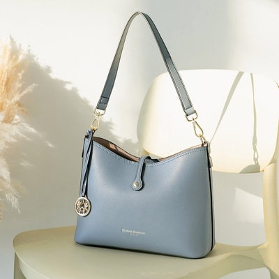 【金安德森】Cupido半月型腋下包-寧靜藍