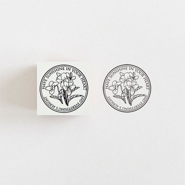 橡膠印章 紫羅蘭