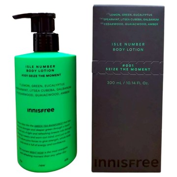 INNISFREE 台灣公司貨 ISLE NUMBER 身體乳 享受當下  1瓶  300ml