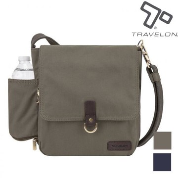 TRAVELON 防盜旅行斜背包/側背防盜包/防盜鋼網/防搶/出國旅遊 TL-33305