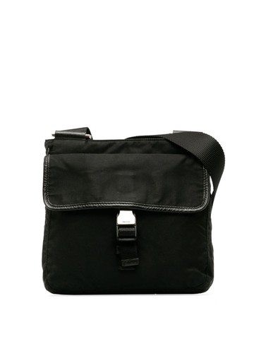 Prada Pre-Owned - 2013-2023 Tessuto crossbody bag - women - Nylon - One Size - Black
