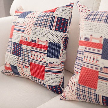 【協貿】田園鄉村宜家布藝國旗休閒時尚抱枕含芯