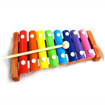 木制品幼兒兒童早期教育 音樂益智打擊樂器玩具 木槌手敲擊小木琴