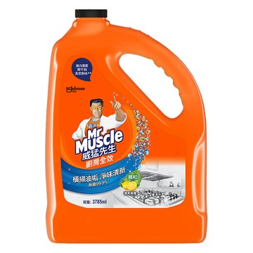 Mr Muscle 威猛先生 廚房清潔劑 清爽檸檬  3785ml  1桶