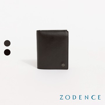 ZODENCE CRAFTSLIM進口真皮超薄6卡直式零錢袋短夾