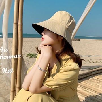 夏天防曬遮陽造型時尚設計百搭防曬雙面 太陽帽 71916