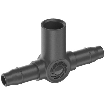 【GARDENA 景觀園藝】T型4.6mm內牙轉接器(5入)(4.6mm) 13216