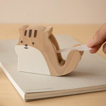 【遊木時光】動物膠遊-膠帶台｜讓平淡的辦公生活變得可愛有溫度，打造書桌上的療癒風景🥰