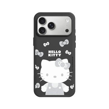 iPhone 17 Pro Max SolidX 黑 - 三麗鷗-Hello Kitty - 簡約系列-灰白造型
