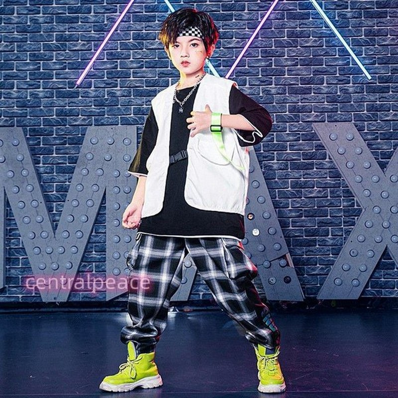 キッズ ダンス衣装 カッコイイ かわいい K Pop 虹色 ダンストップス ヒップホップ ｔシャツ キッズダンス衣装