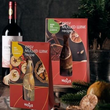 派對款熱紅酒香料包2盒1組_黃檸檬柑橘、蘋果水蜜桃各一(可煮750ml) 聖誕節禮盒