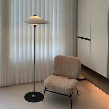 公司貨 附發票 免運 新款中式落地燈創意輕奢客廳沙發旁極簡氛圍燈設計感布藝立式燈