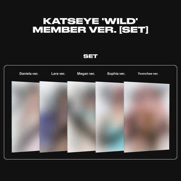 KATSEYE - 3rd EP [WILD] (Member ver.) (5 in 1 Set)