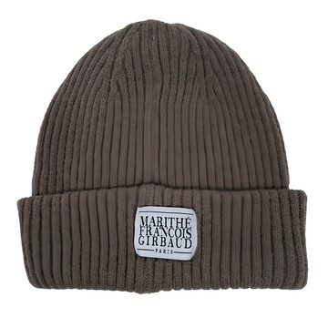 ONEDER 旺達棉品 韓版針織毛帽 - 1-棕色  22 x 21.5cm