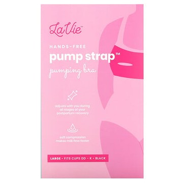 LaVie, Pump Strap，免手扶吸乳胸罩，大碼，黑色，1 件